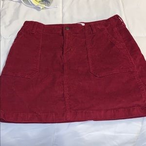 Corduroy Skirt